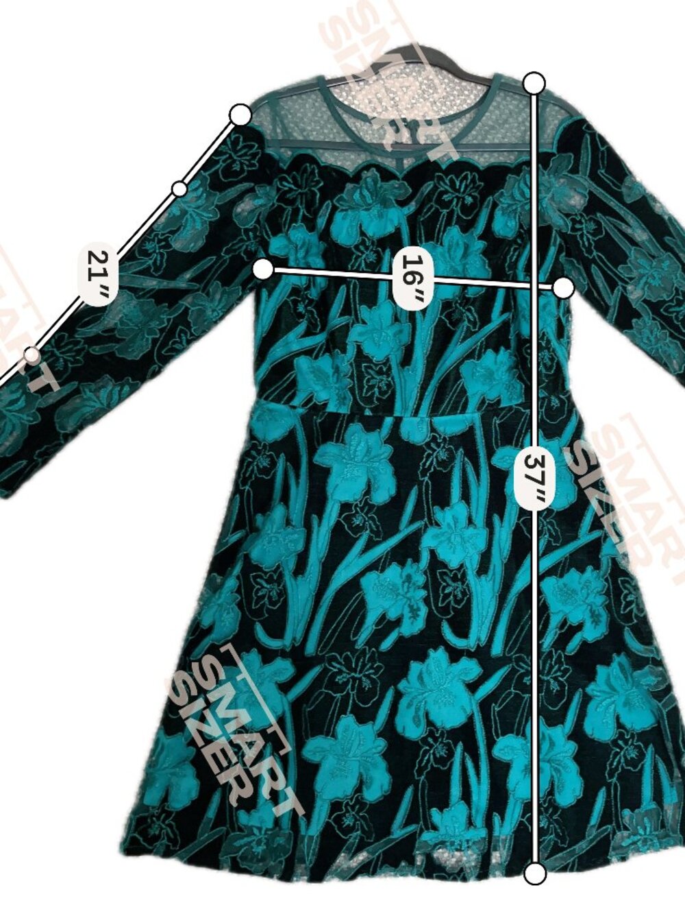 Eva Franco x Anthropologie Juliet Embroidered Velvet Mini Dress, Size 8 - Picture 9 of 9